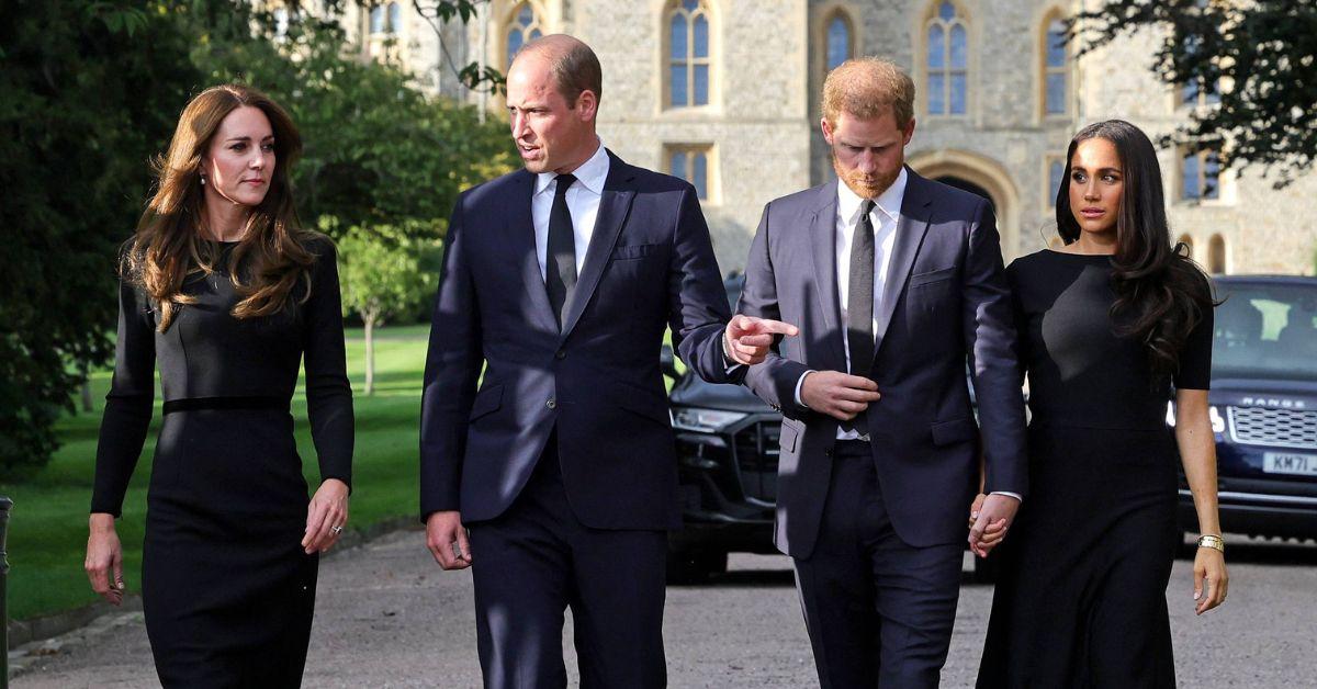 Photo of  Prince William, Kate Middleton, Prince Harry and Meghan Markle