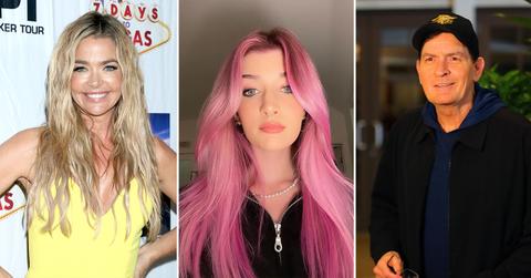 denise richards first christmas without daughter sami charlie sheen pp