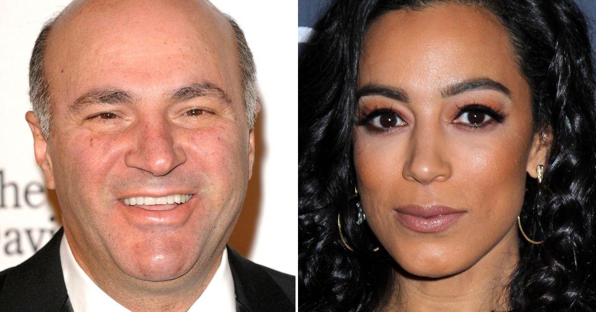 Split photo of Kevin O'Leary, Angela Rye.