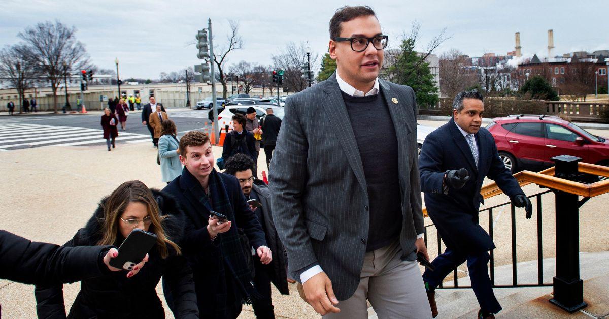 Mitt Romney Confronts George Santos During Tense Exchange Before SOTU