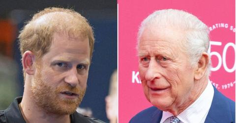 picture of prince harry and king charles