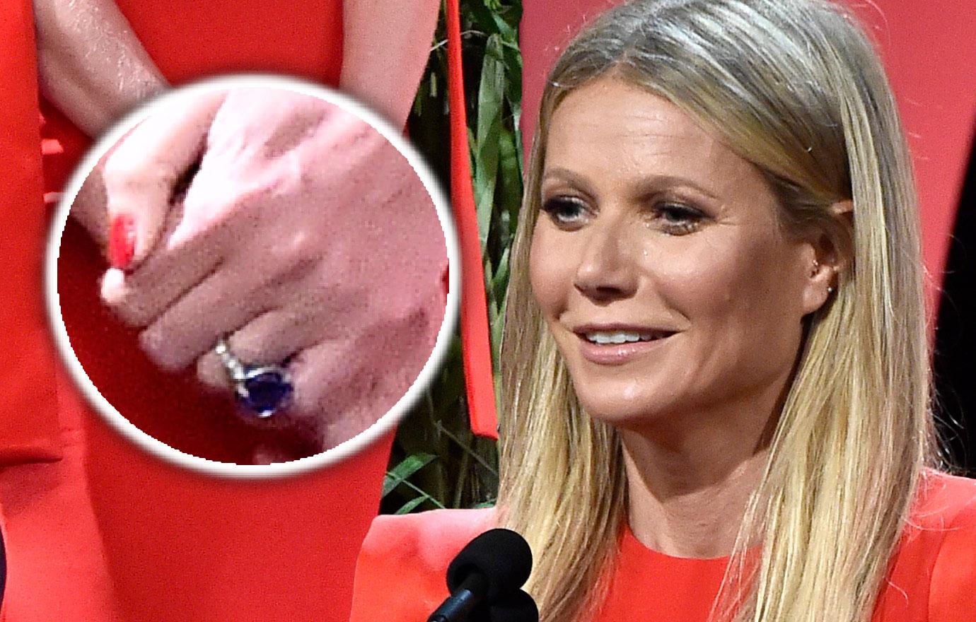 Gwyneth Paltrow Flashes Huge Engagement Ring