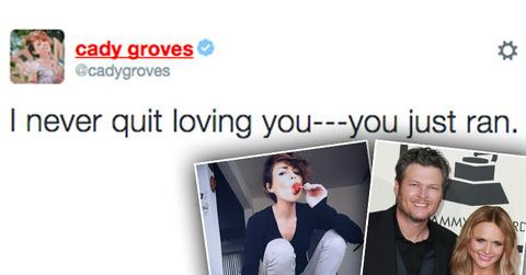 //blake shelton miranda lambert divorce cheating cady groves pp