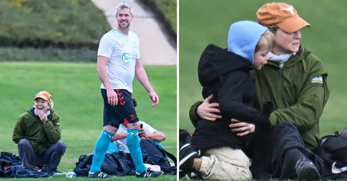 Split photos of Renée Zellweger and Ant Anstead
