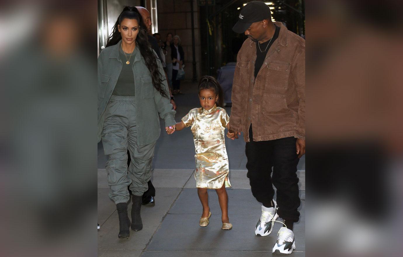 Kim Kanyeand North West