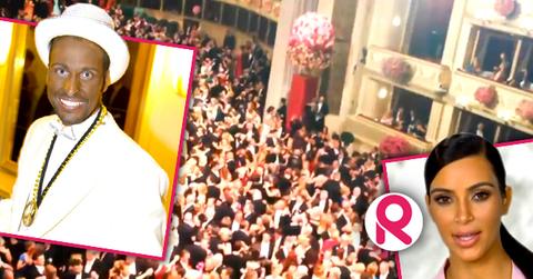 //kim kardashian black face austria opera ball keeping up wide