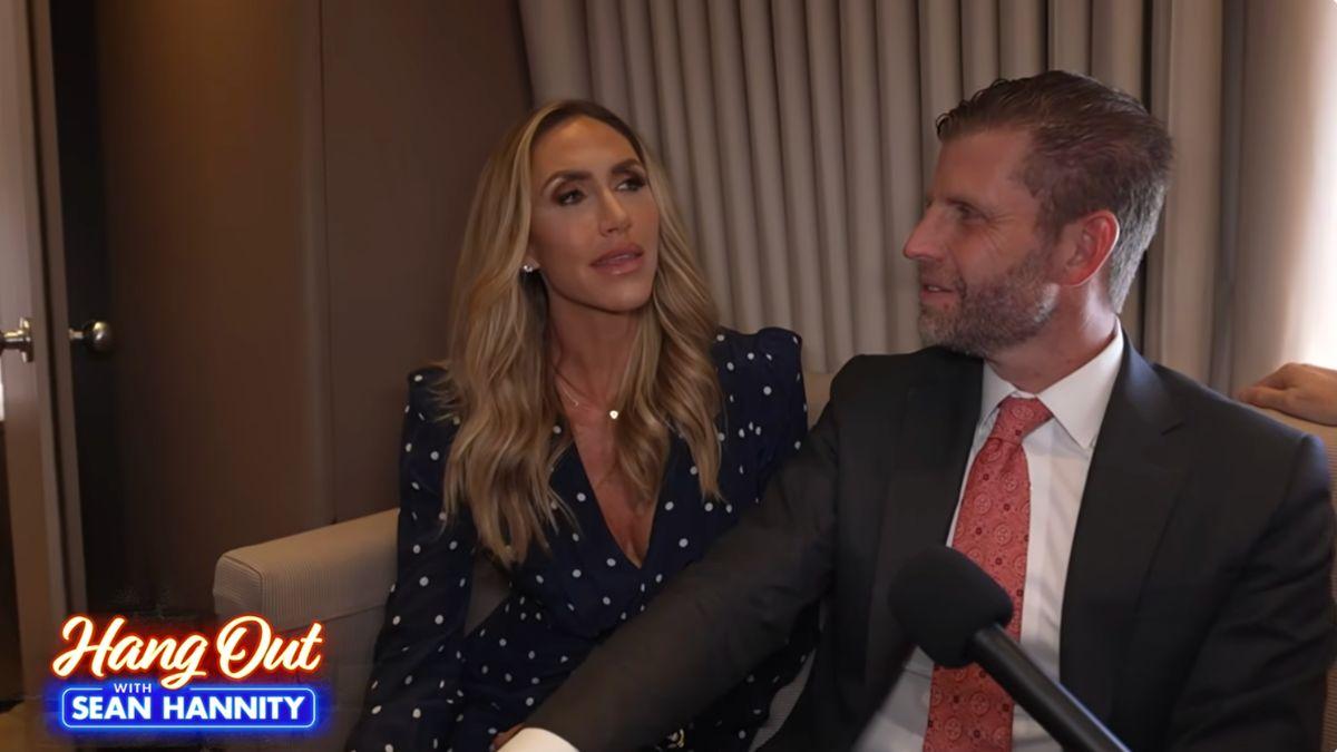 Photo of Lara and Eric Trump