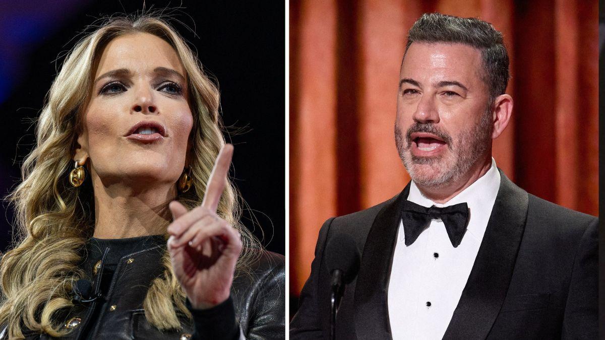 photo of Megyn Kelly and Jimmy Kimmel