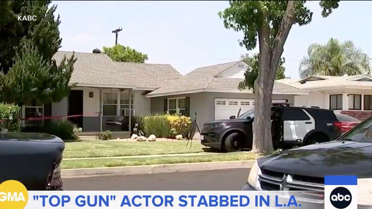 picture of house James Handy was found stabbed
