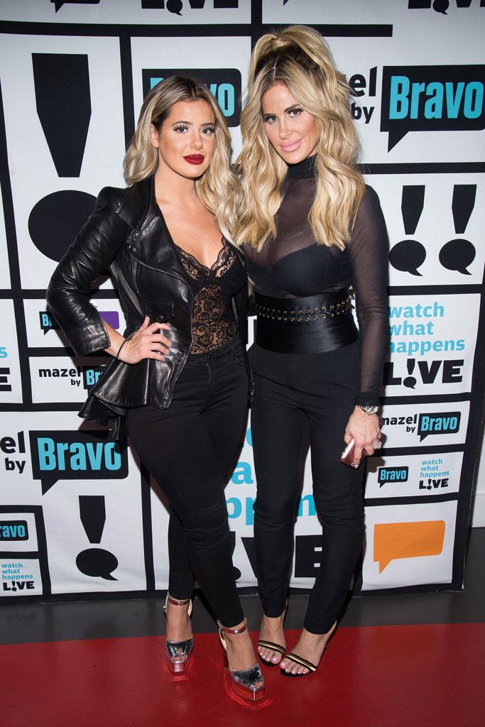 kim zolciak brielle zolciak plastic surgery lip injections wwhl