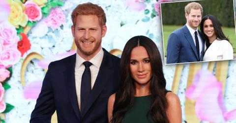 Prince Harry Meghan Markle Wax Figures Wedding