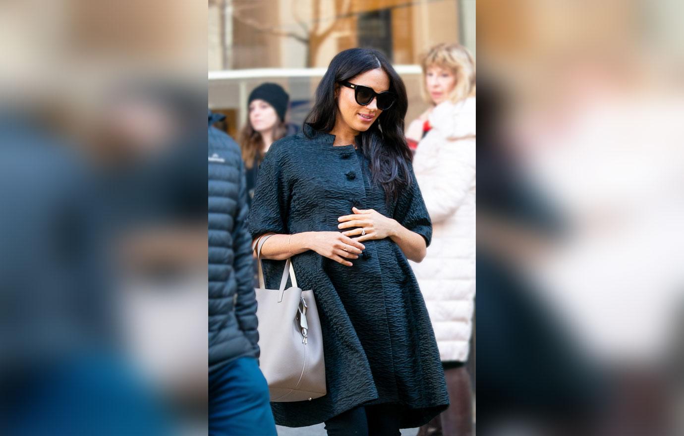 meghan markle baby shower outfit details celebrity guests