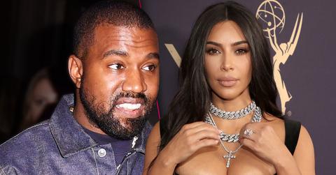 Kanye West looking wiith Disbelief, Kim Kardashian Wearing Diamonds around her neck and diamond ring