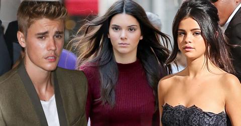 //kendall jenner in middle breakup justin bieber selelna gomez