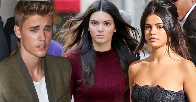 //kendall jenner in middle breakup justin bieber selelna gomez
