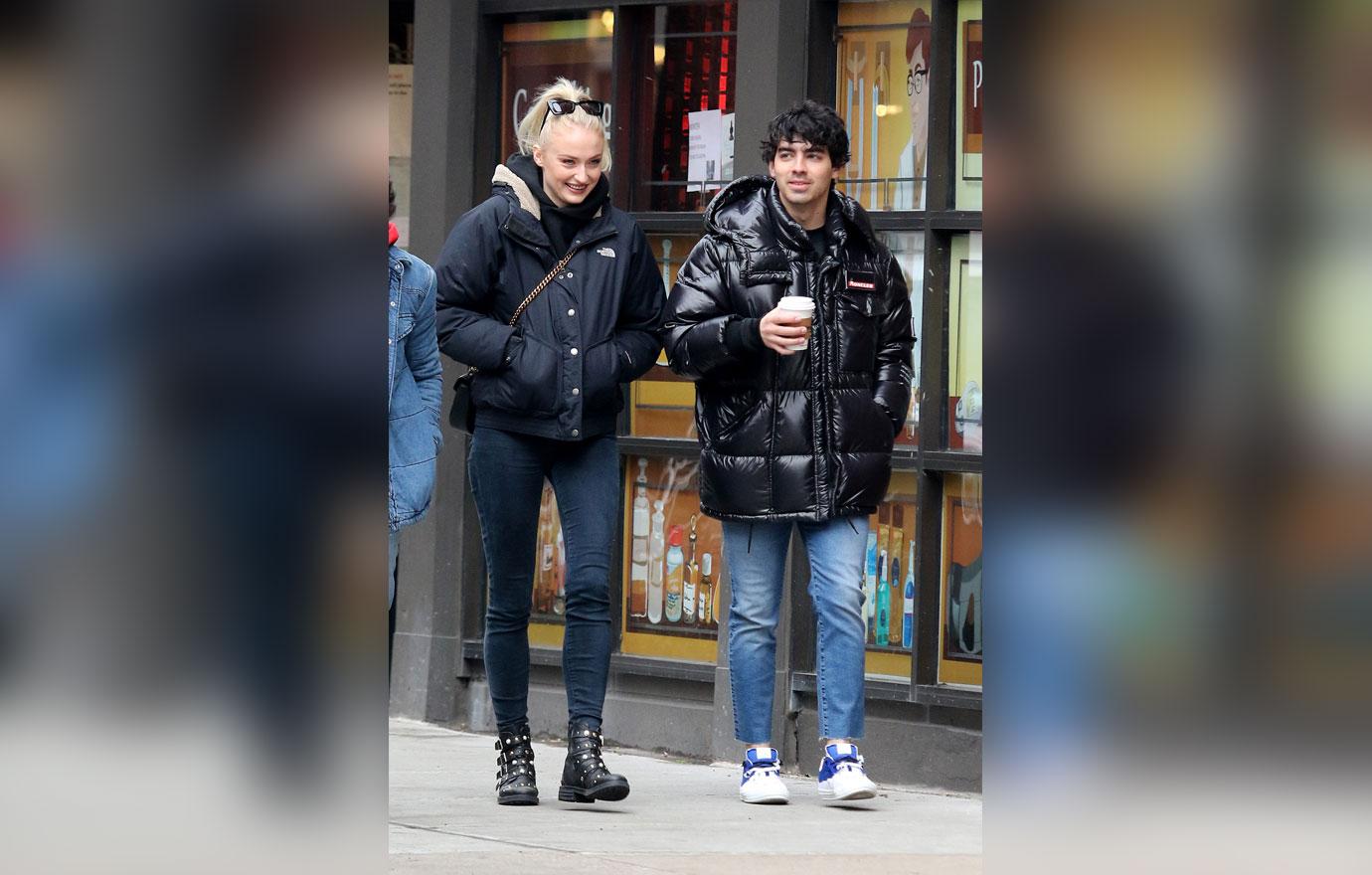 Sophie Turner Hangs With Fiance Joe Jonas And Brother Kevin