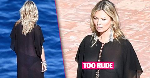 Kate Moss Goes Braless For Yves Saint Laurent Shoot