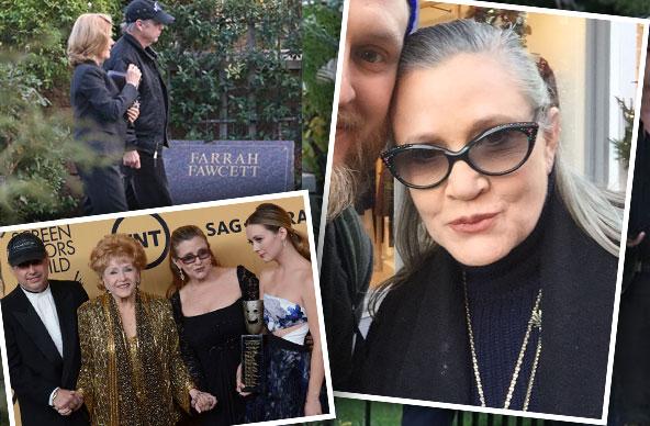 //carrie fisher last photo alive pp