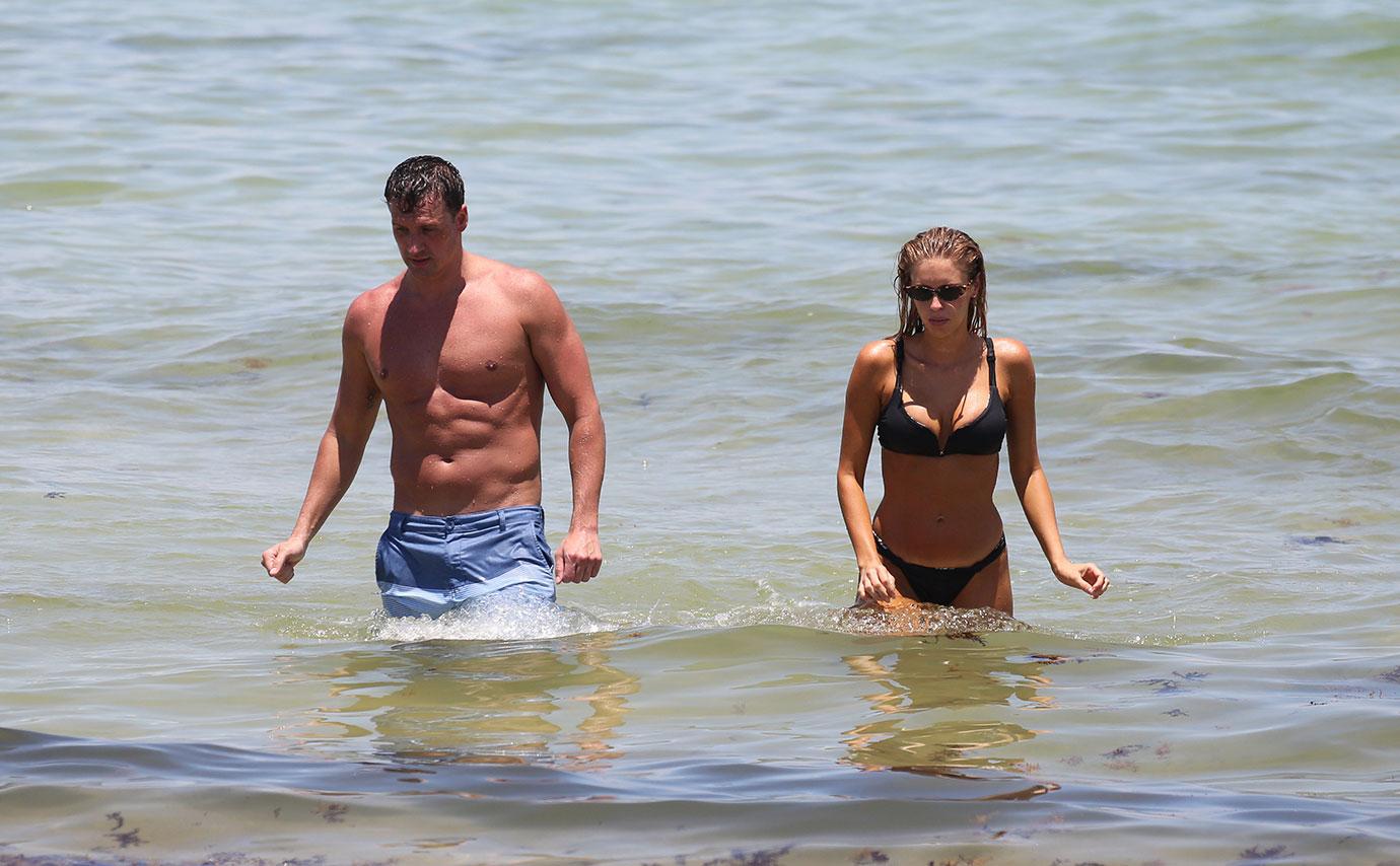 Ryan Lochte Shirtless Kayla Rae Reid Bikini