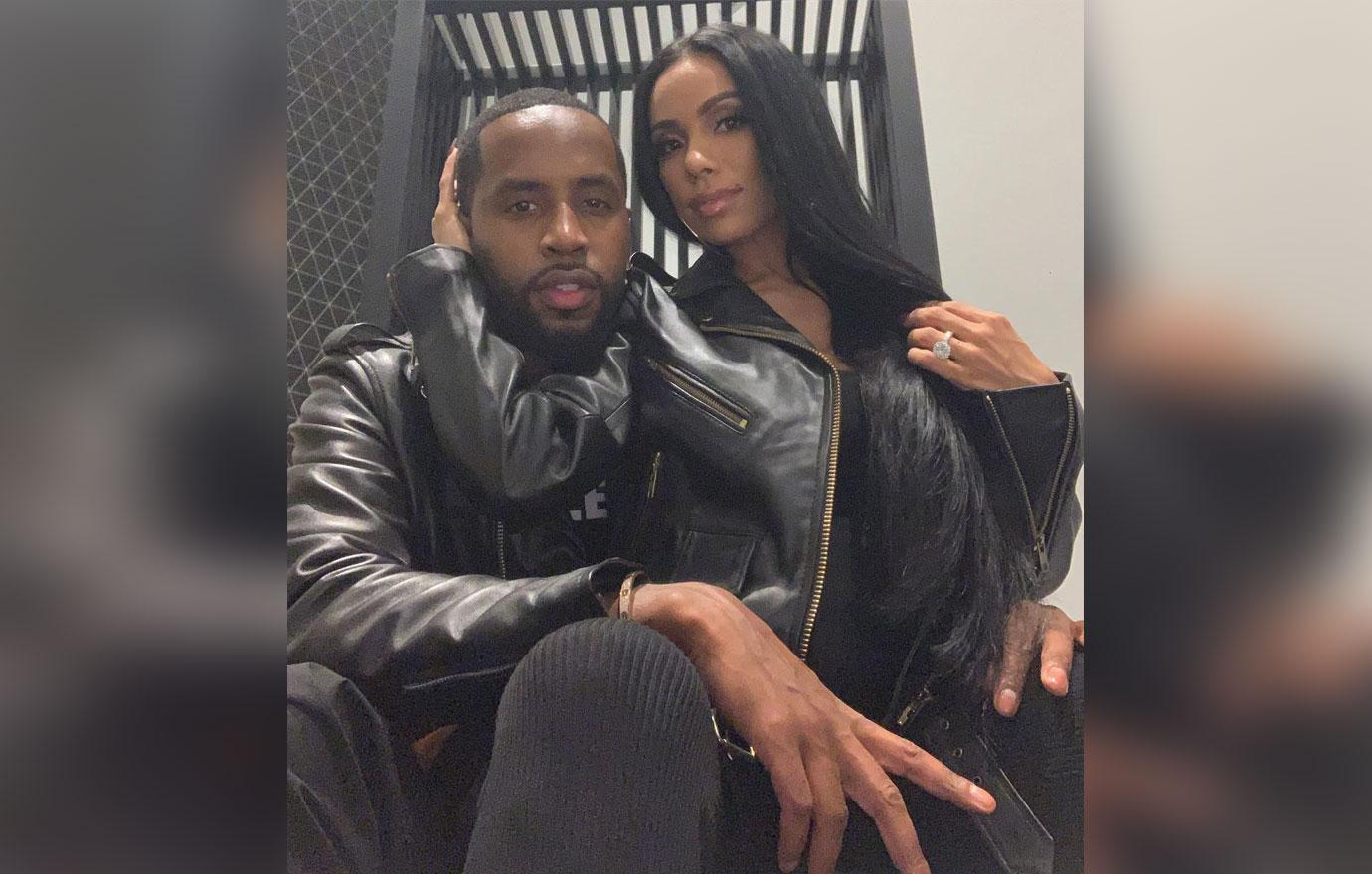 safaree erica mena divorce slapped with lien  georgia mansion divorce