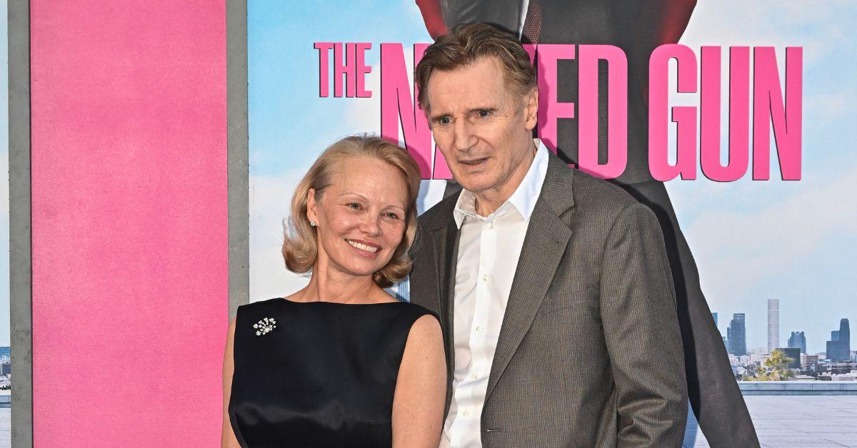 Photo of Pamela Anderson, Liam Neeson