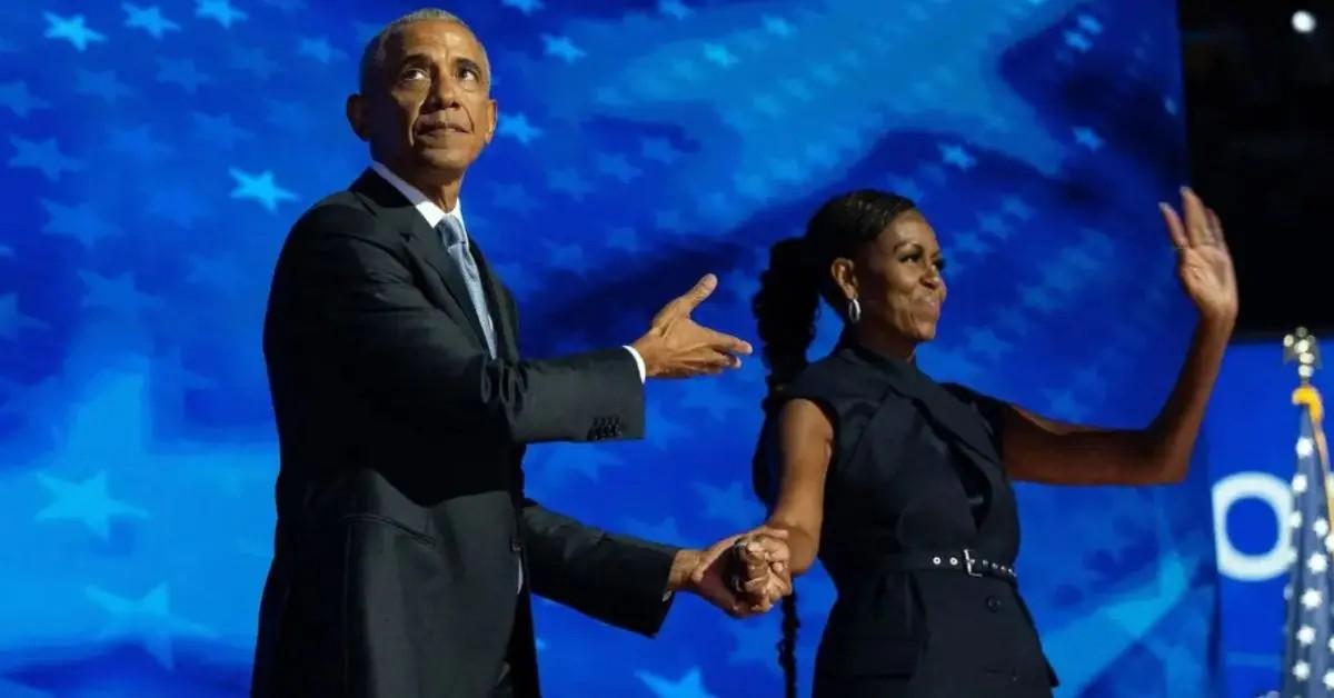 photo of Barack and Michelle obama