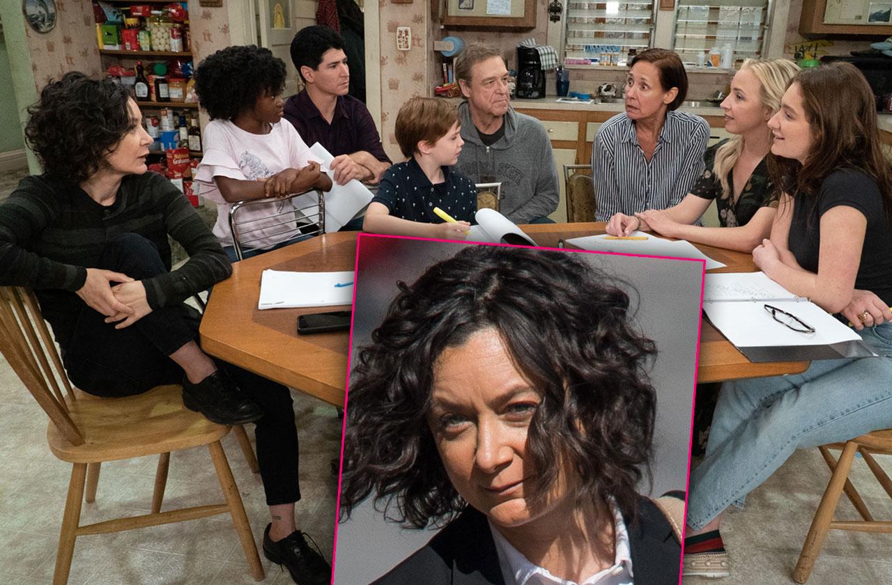 Roseanne-Reboot-Sara-Gilbert-Stressed