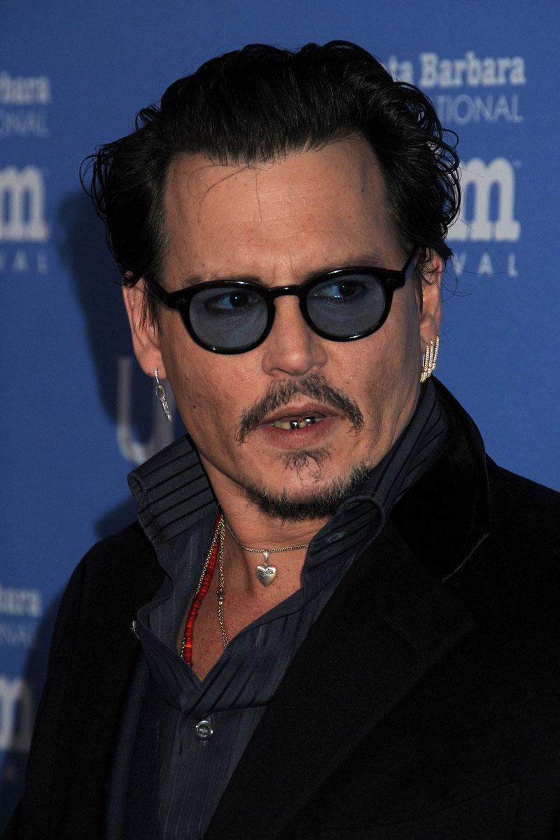 Johnny Depp Yellow Teeth Photos -- Drug Abuse Spiral?