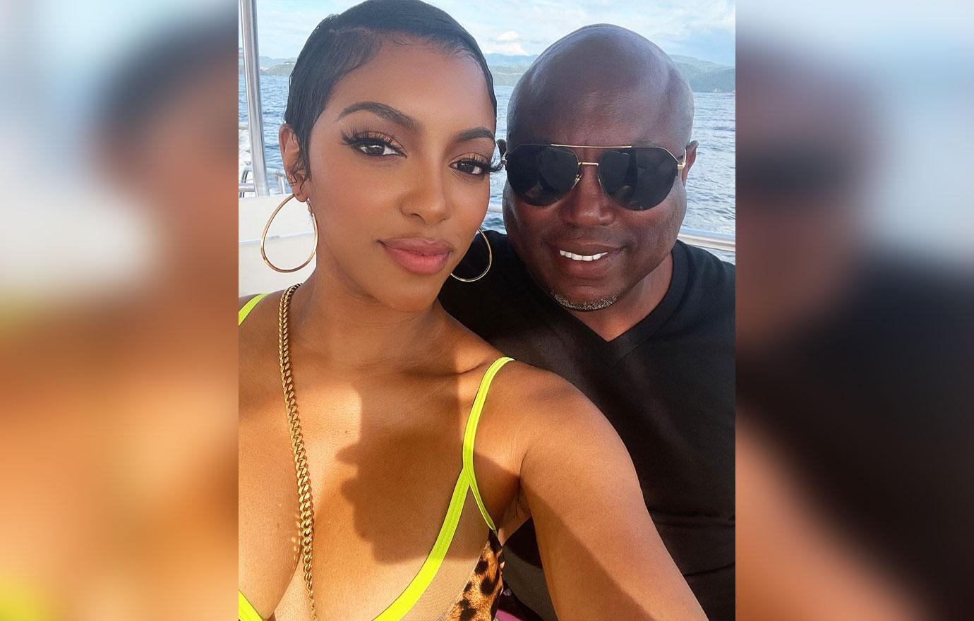 rhoa porsha williams seen in africa not returning show replaced olympian