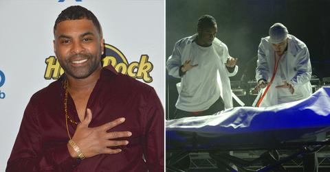 stunt gone wrong shocking clip shows ginuwine passing out pp
