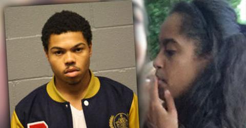 //malia obama smoking pot taylor bennett rapper arrest probation violation