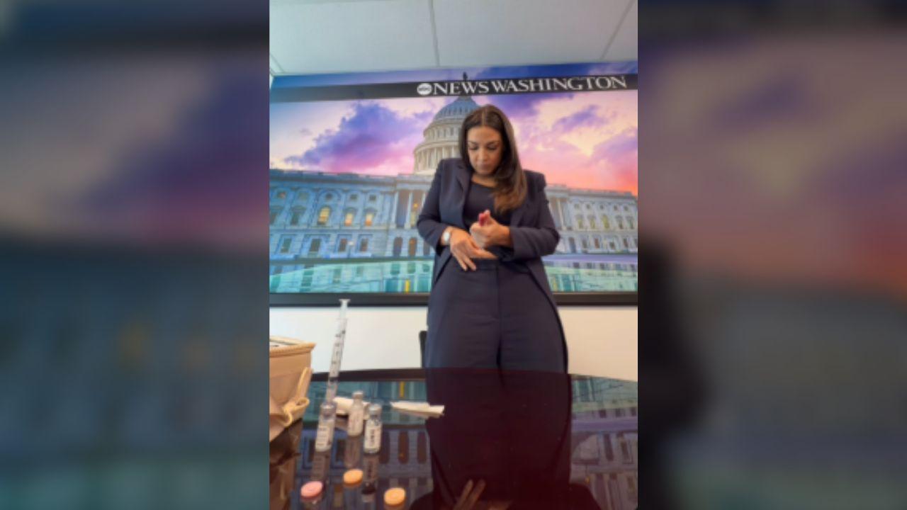 image of AOC argued that women face questions about age and starting families that men rarely encounter.