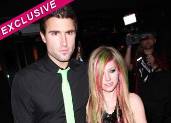 //brody jenner avril lavigne split splash