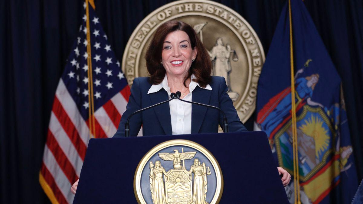 A photo of Kathy Hochul