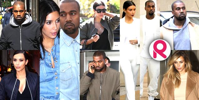 //kim kardashian kanye west outfits wide