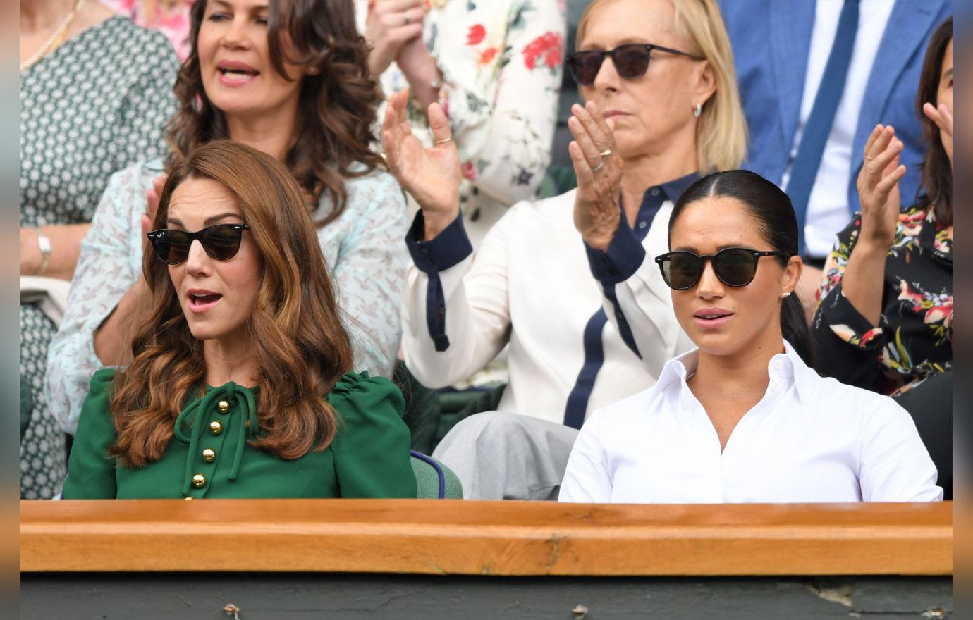 Meghan And Kate Try To Bury Feud Rumors Wimbledon