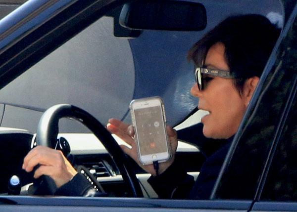 //kardashians park handicapped spots texting driving