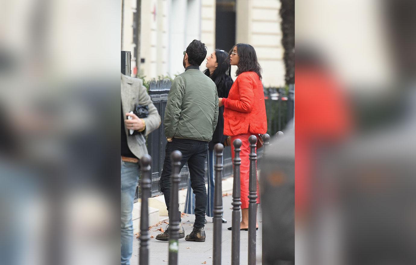 Justin Theroux Date Laura Harrier Paris