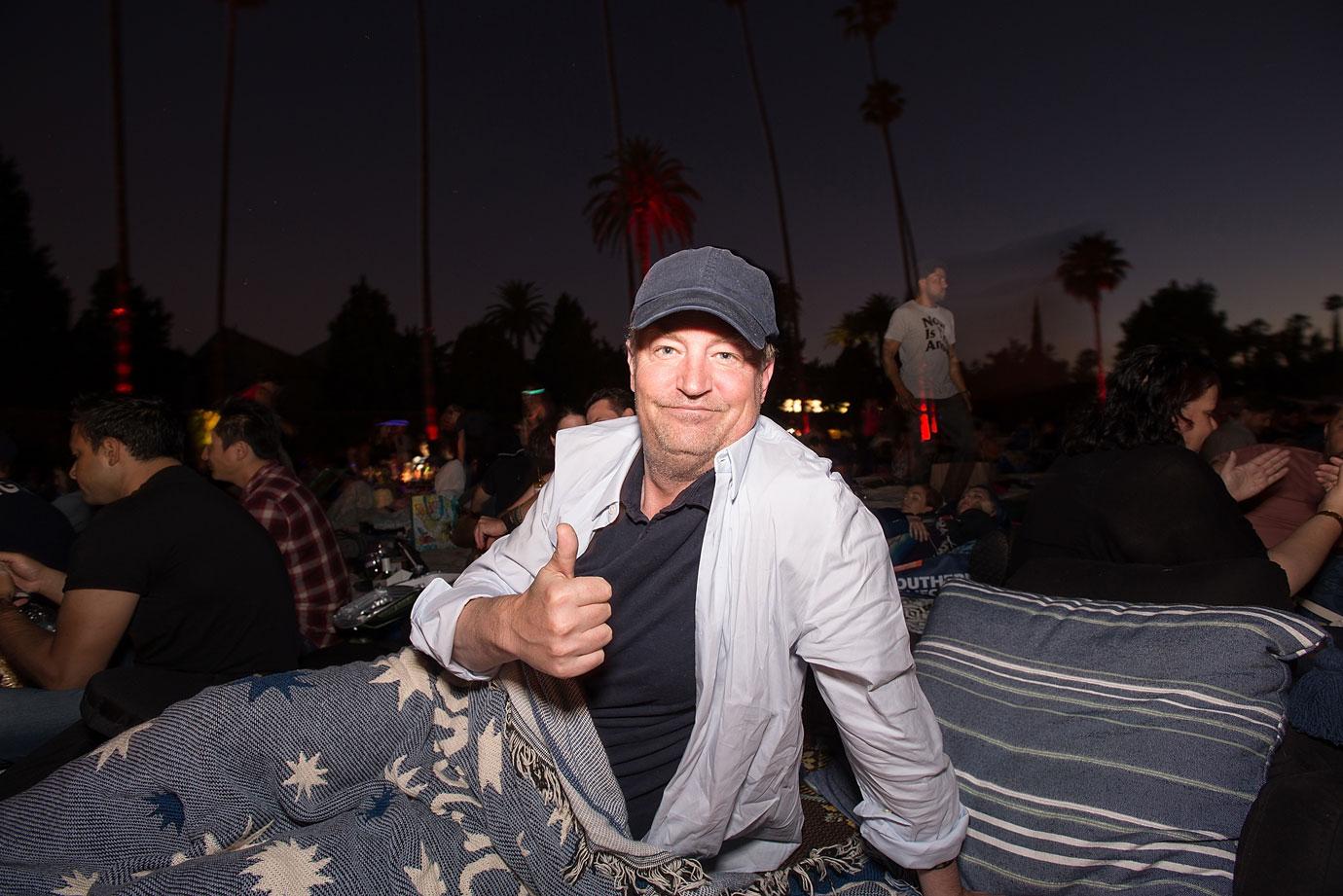 Matthew Perry attends Cinespia's screening of 'Jurassic Park' held at Hollywood Forever on July 4, 2017 .