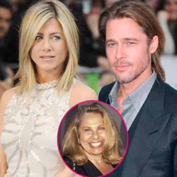 //brad pitt jennifer aniston sperm sue mengers wenn getty