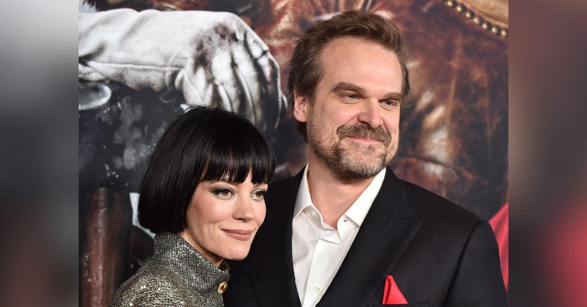 Photo of David Harbour and Lily Allen
