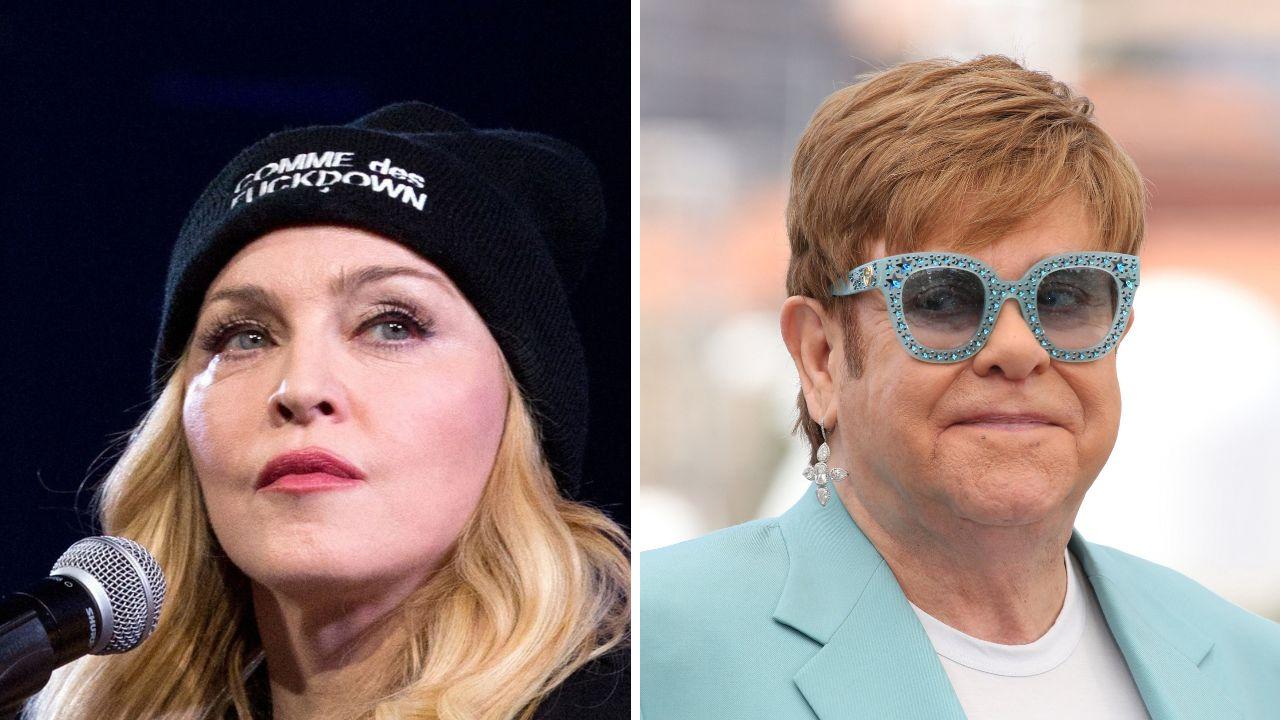 Madonna and Elton John's feud flares over a lost collaboration; tensions rise between the two stars.