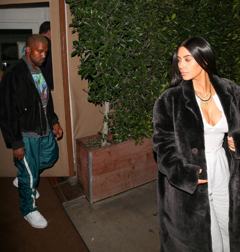 Kim Kardashian Kanye West Dinner Date Divorce Rumors