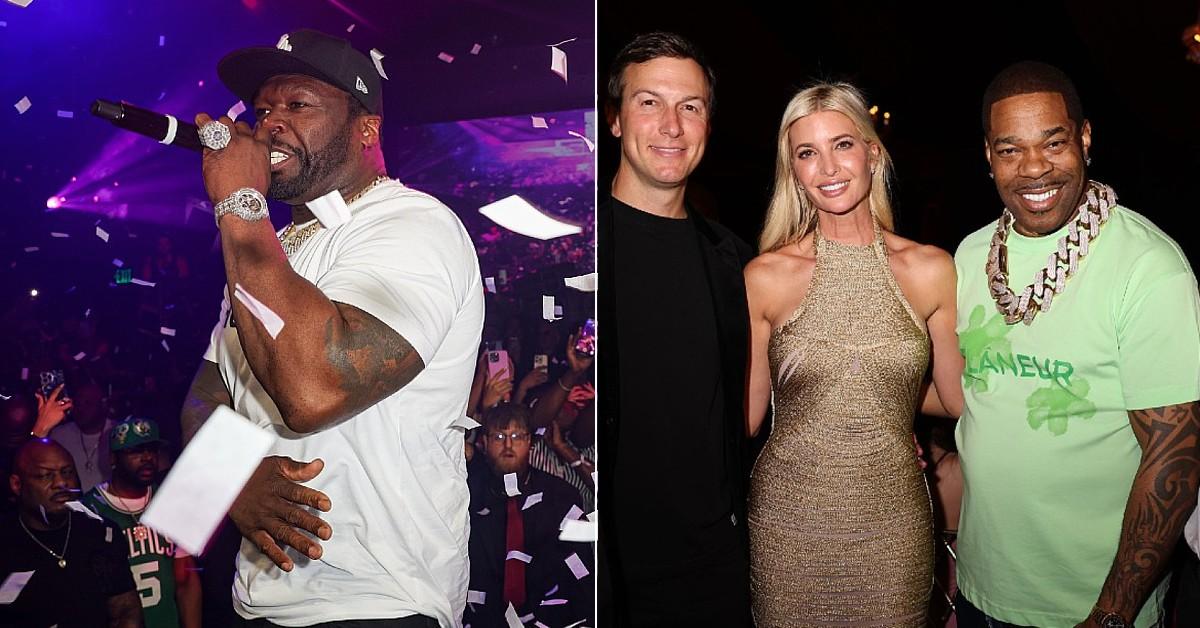 HOT PHOTOS! 50 Cent Takes The Stage at E11EVEN Miami; Jared Kushner, Ivanka Trump and Busta Rhymes at Carbone Beach for Race Week