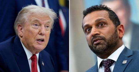 Composite photo of Donald Trump and Kash Patel