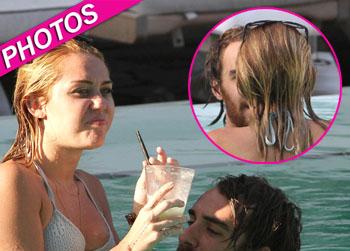 //miley cyrus pal cheyne thomas pool