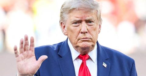 Trump and Infantino presented medals before handing the World Cup trophy.