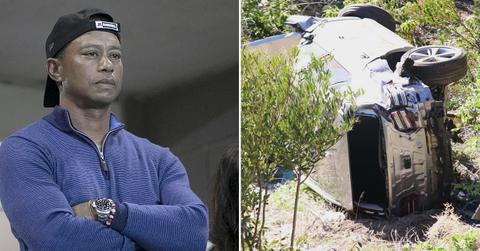 tiger woods car crash accident caused by speeding