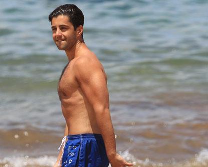 Josh Peck Gets His Pecks Out At The Beach