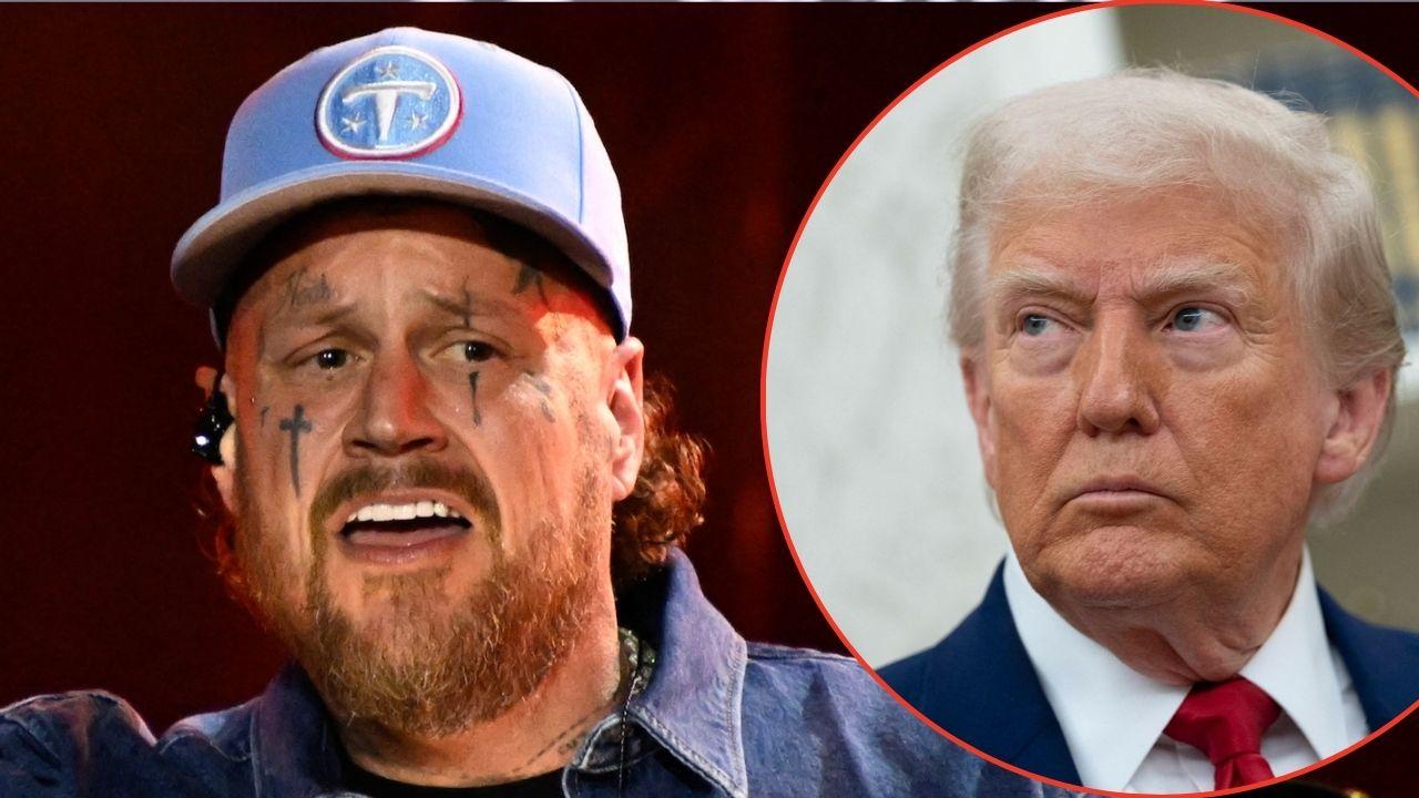 Photo of Jelly Roll, Donald Trump